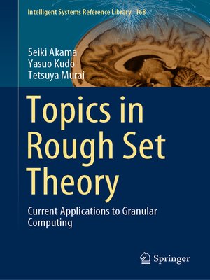 cover image of Topics in Rough Set Theory